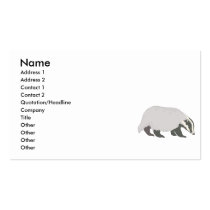 honey badger business card template