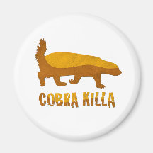 Honey Badger Cobra Killa Fridge Magnets
