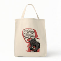 Honey Badger does Care Canvas Bags