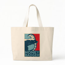 honey badger don't care tote bag