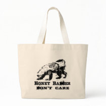 Honey Badger - Don't Care Canvas Bags