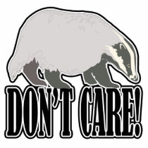 honey badger dont care photo cutouts
