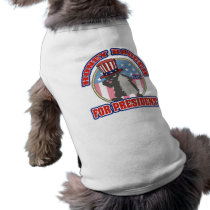 honey badger for president 2012 dog t shirt