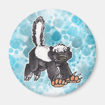 Honey Badger Fridge Magnet
