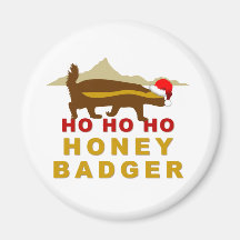 Honey Badger Fridge Magnets