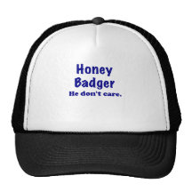 Honey Badger He Dont Care Mesh Hat