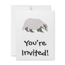 honey badger personalised announcement