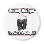 honey badger look out stupid!