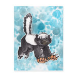 Honey Badger postcards