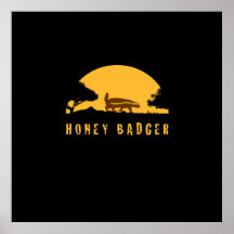 honey badger poster