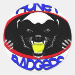 Honey Badger Softball Stickers