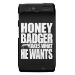 Honey Badger Takes What He Wants Droid RAZR Case