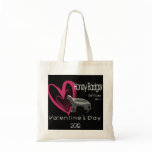 Honey Badger Valentine's Day Tote Bag bags
