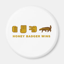 honey badger wins magnet