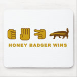 honey badger wins mouse pads