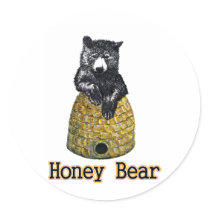 honey bear stickers