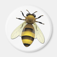 Honey Bee Fridge Magnets