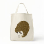 Honey Bee hive Hair-do Tote bags