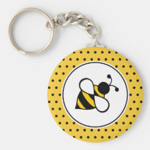 Honey Bee Keychain