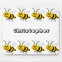 Honey Bee Mousepad Just Add Name