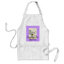 Honey Bees & Morning Glory Flowers EZ2 Customise Apron