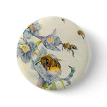 Honey Bees & Morning Glory Flowers EZ2 Customise buttons