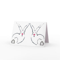Honey bunnies card