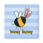 honey bunny refrigerator magnet