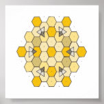 Honey Comb Rangoli posters
