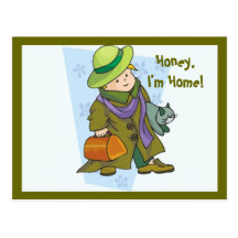 Honey I'm Home! Post Card