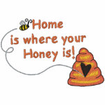 Honey Is Home embroidered shirts