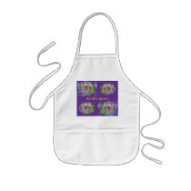 Honeybee on Fall Asters Wildflower Series Aprons