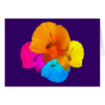 Honeybee Poppy Art Cards