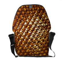 Honeycomb Art Rickshaw Messenger Bag