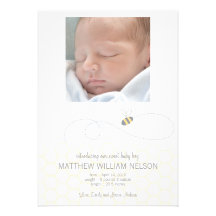 Honeycomb Baby Announcement
