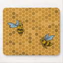 Honeycomb Bumble Bees mousepads