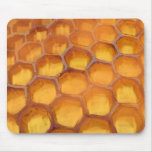 Honeycomb Sweet drawing orange yellow Mousepad
