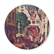 Honeymoon By Schwind Moritz Von (Best Quality) Magnet