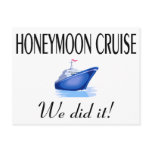 Honeymoon Cruise (We Did It!) postcards