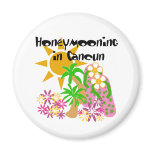 Honeymooning in Cancun magnets