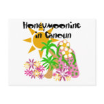 Honeymooning in Cancun postcards