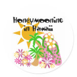 Honeymooning in Hawaii stickers