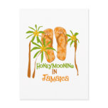 Honeymooning in Jamaica Postcard 