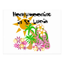 Honeymooning in St. Lucia Post Cards