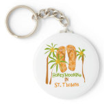 Honeymooning in St. Thomas Keychain