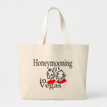 Honeymooning In Vegas Tote Bags