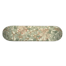 Honeysuckle Floral Wallpaper William Morris Skateboard