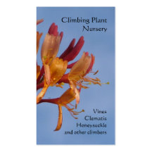 Honeysuckle Horticultural business card