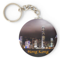 Hong Kong skyline keychain