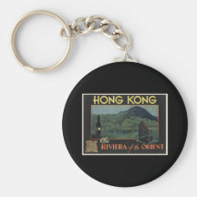 Hong Kong The Riviera of the orient Keychain